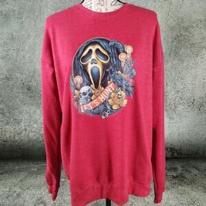 Scream Ghostface Let's Hunt Horror Sweatshirt Medium Adult